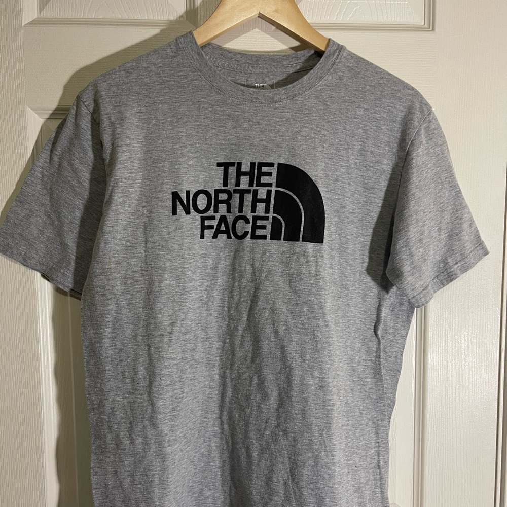 North Face Gray Tee Mens Medium